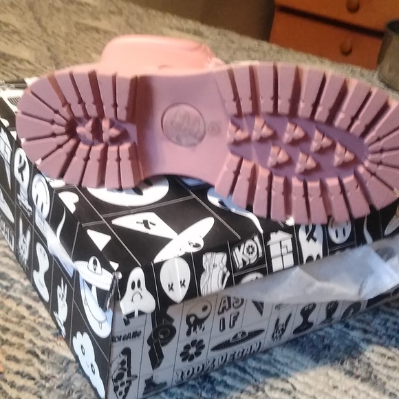 Koi×Dolls Kill Pink lace up boot - Picture 2 of 5